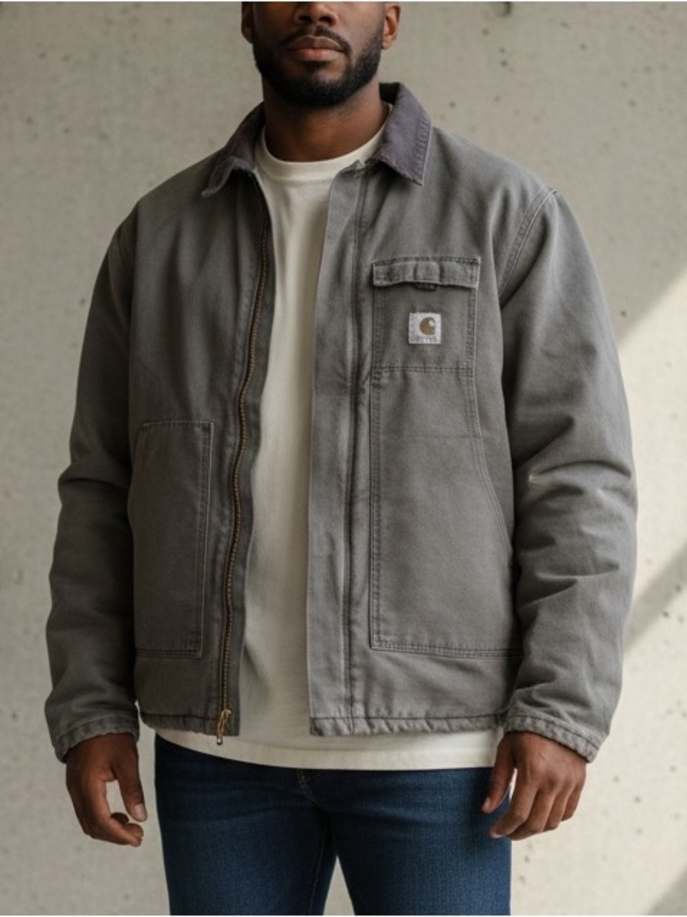 90s Vintage Carhartt C26CHT Arctic Jacket Brown USA Made 4XL